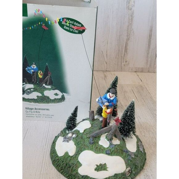 Dept 56 53407 Go Fly A Kite AS IS village accessory xmas - Picture 5 of 7